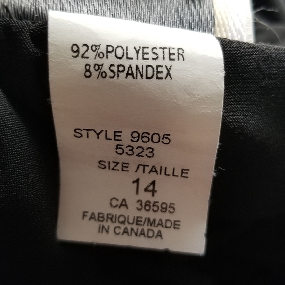 Black Midi Skirt With Frilled Hem - Picture 4 of 4